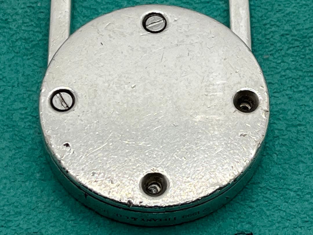 h293 超希少 オールド ティファニー 1999リターントゥ NYキーリング