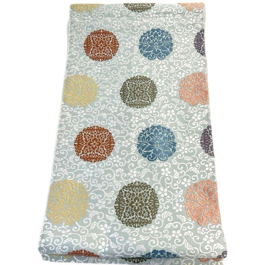 袋帯 唐織 唐花模様 花紋 菖蒲紋 着物 045a p - メルカリ