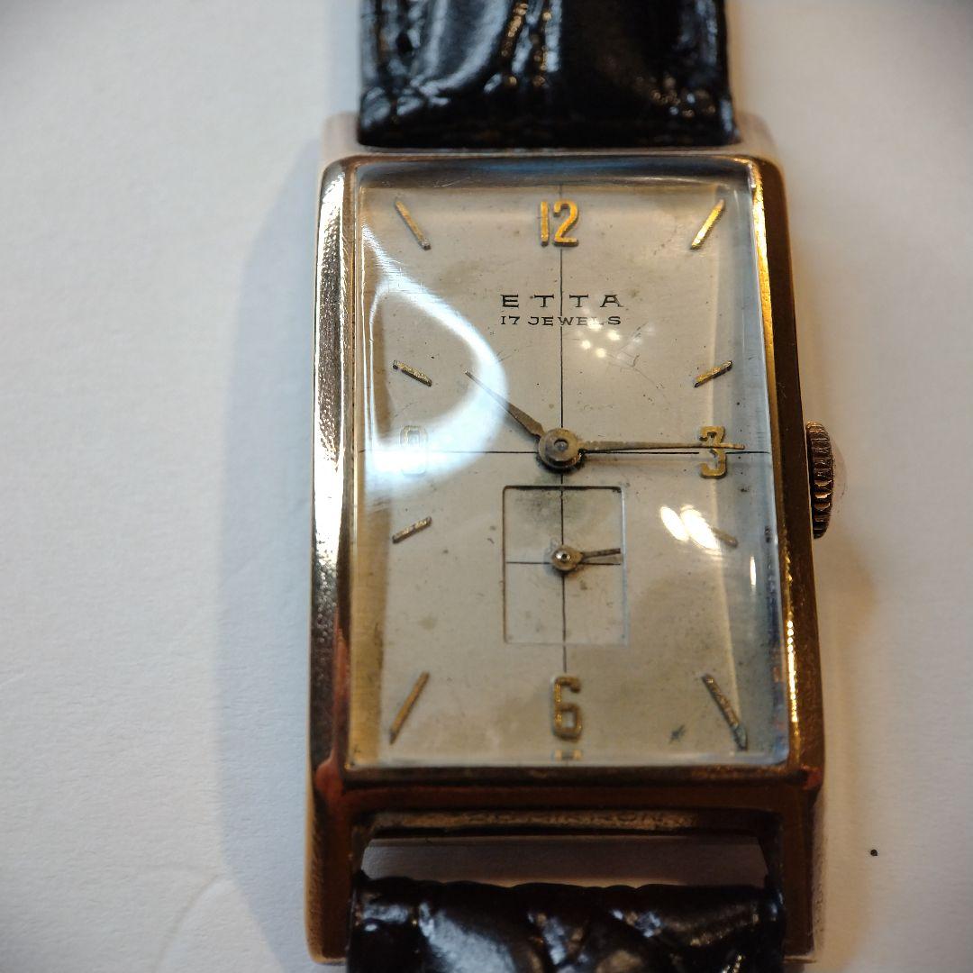1950s】ETTA スモセコ OH済 ヴィンテージ腕時計 - メルカリ