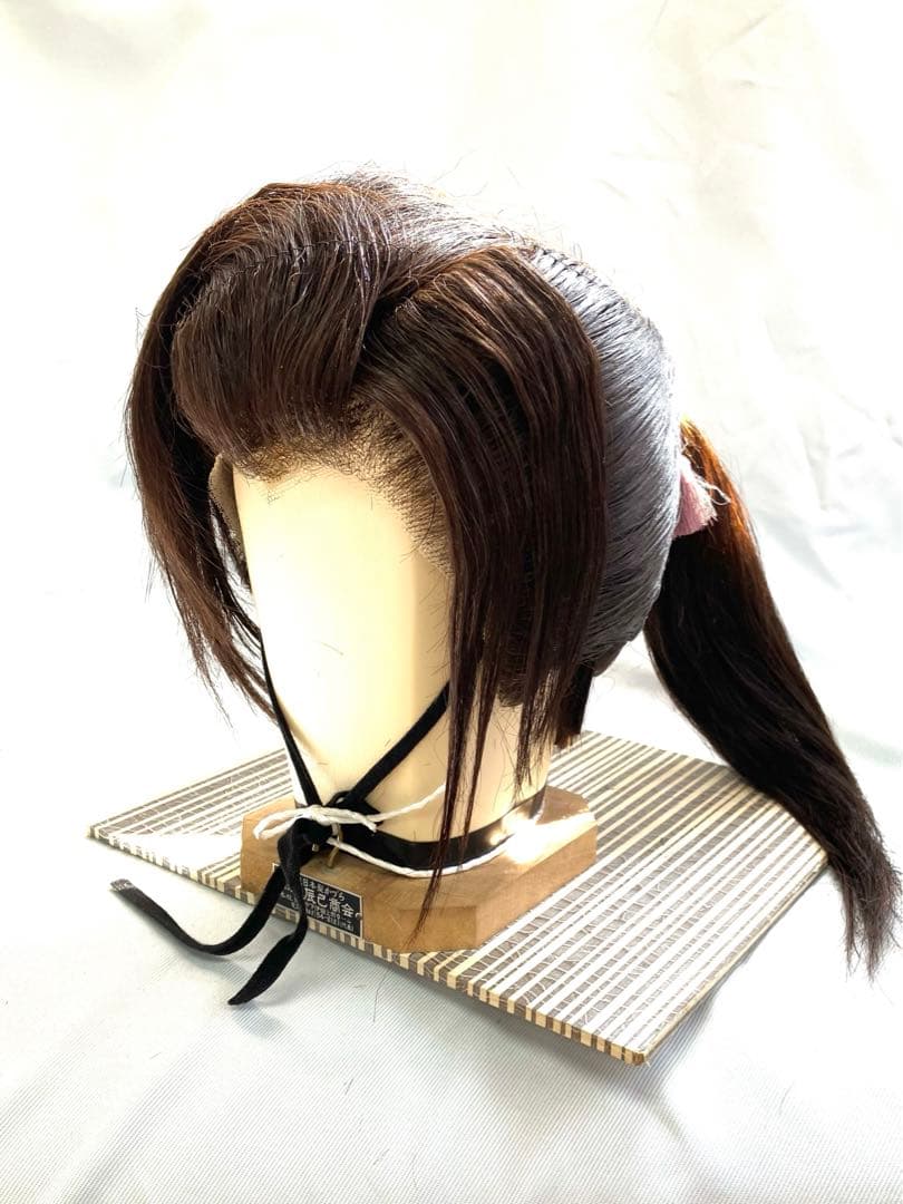 辰巳6号サイズ、一つ縛り、中古舞踊かつら、大衆演劇かつら、日本髪