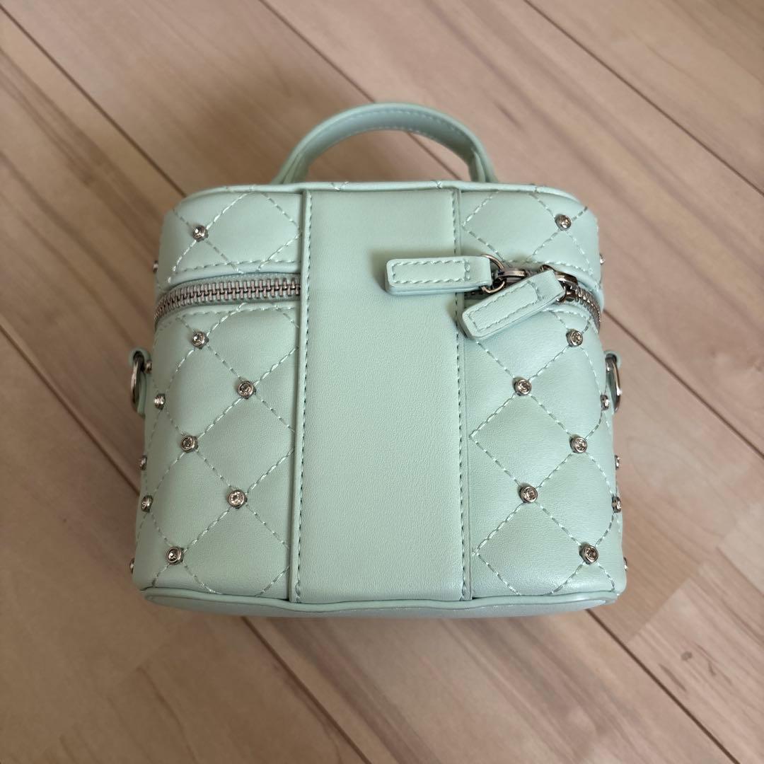 Darich キルティングビジュースクエアミニバッグ ミント グリーン MNT