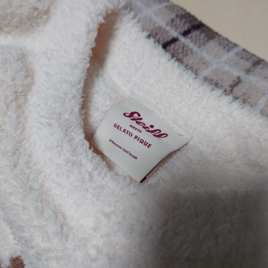 ジェラートピケ シュタイフ プルオーバー＆チェック柄ロングパンツ