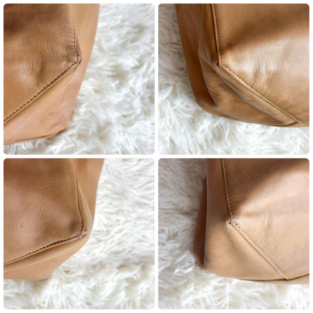 セリーヌ ホリゾンタルカバ レザー トートバッグ バイカラー 旧ロゴ