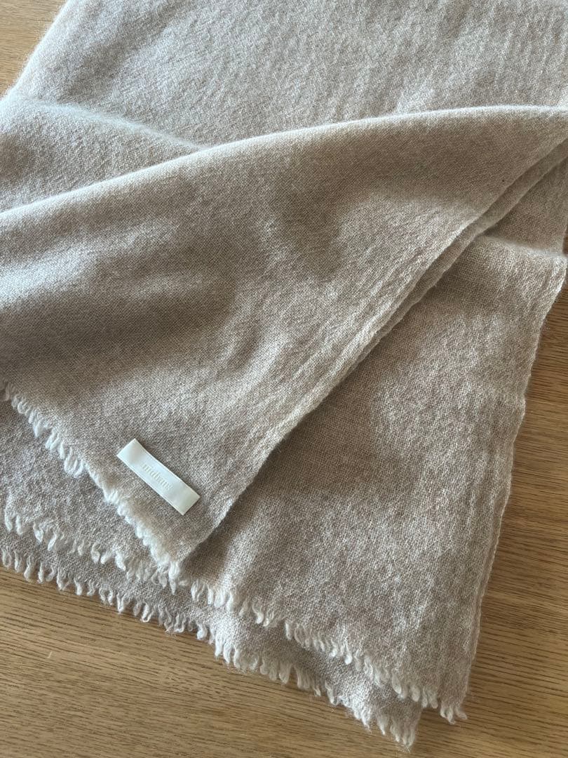 niuhans ニュアンス カシミアストール ベージュ 希少 未使用品