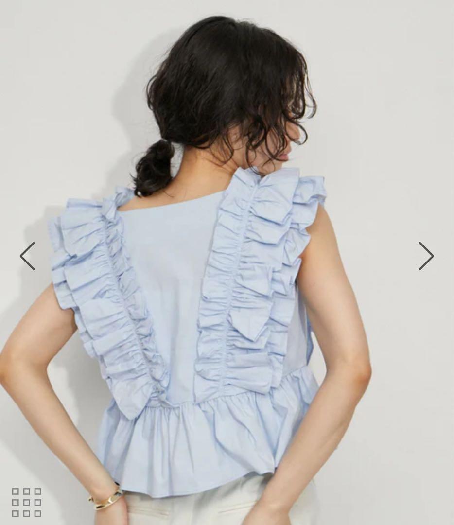 アダムエロペ （完売商品）ペタルフリルブラウス - メルカリ