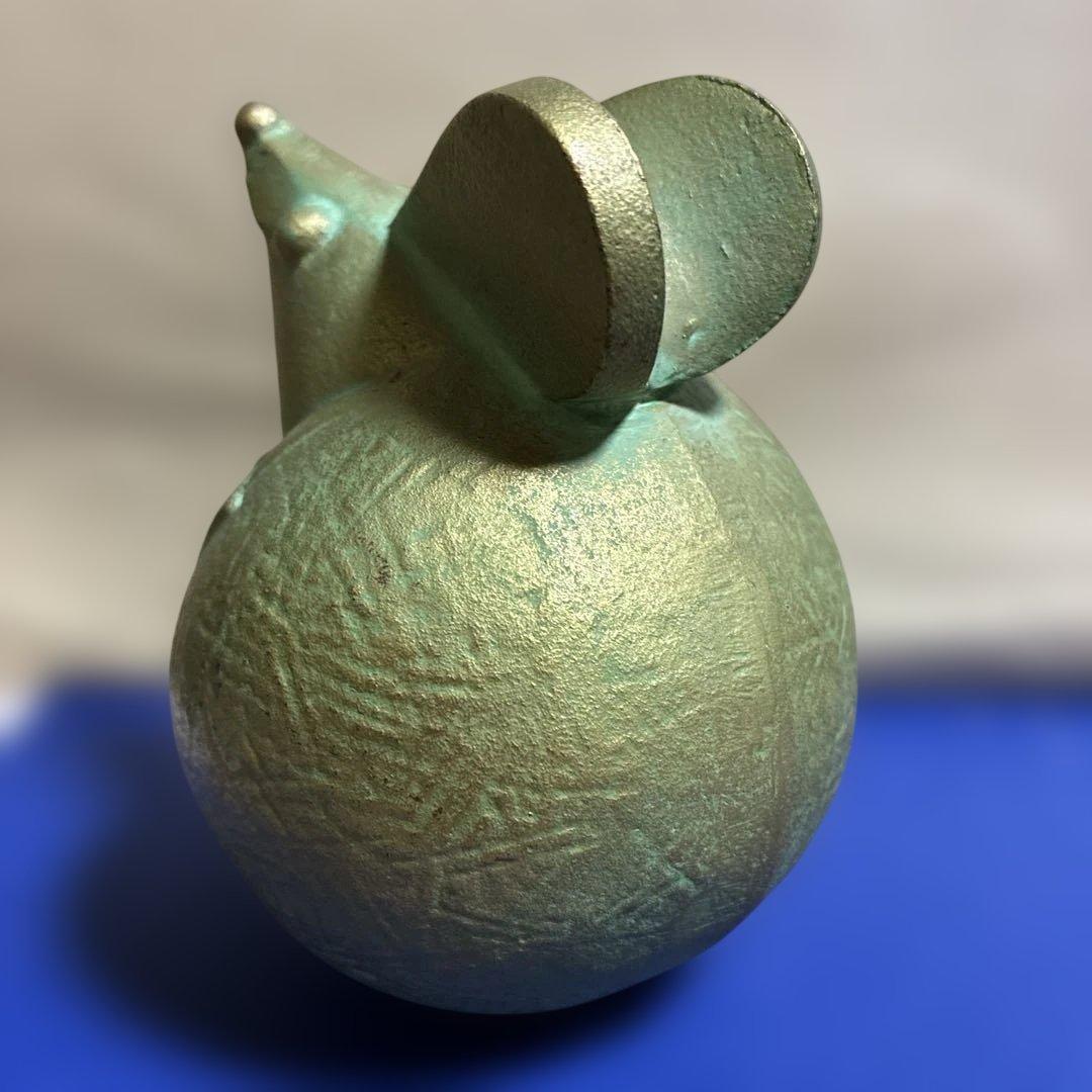 高岡銅器 三枝惣太郎 タキシード鼠 置物 骨董品 インテリア - メルカリ