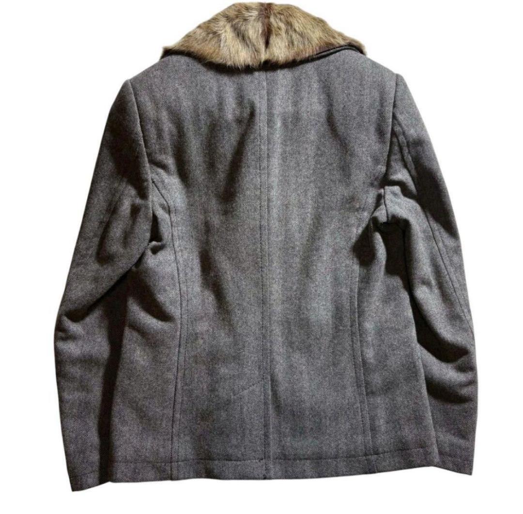 ドルチェ＆ガッバーナ ショートダブルファー付Pコート ジャケット