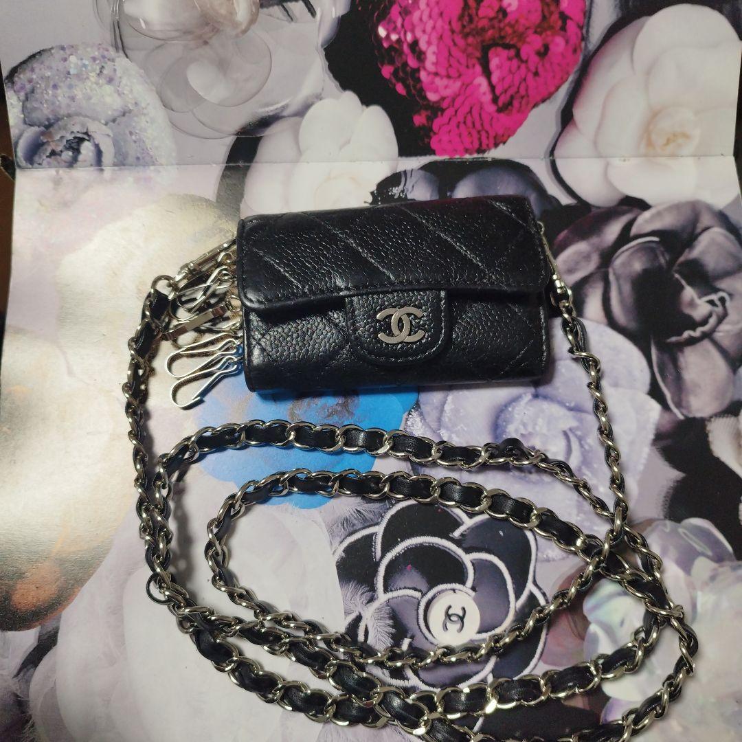 コ*。様 シャネル　キャビアスキン　斜めがけキーケース 楽天市場】【最大2万円OFFクーポン対象・3/8限定】CHANEL シャネル