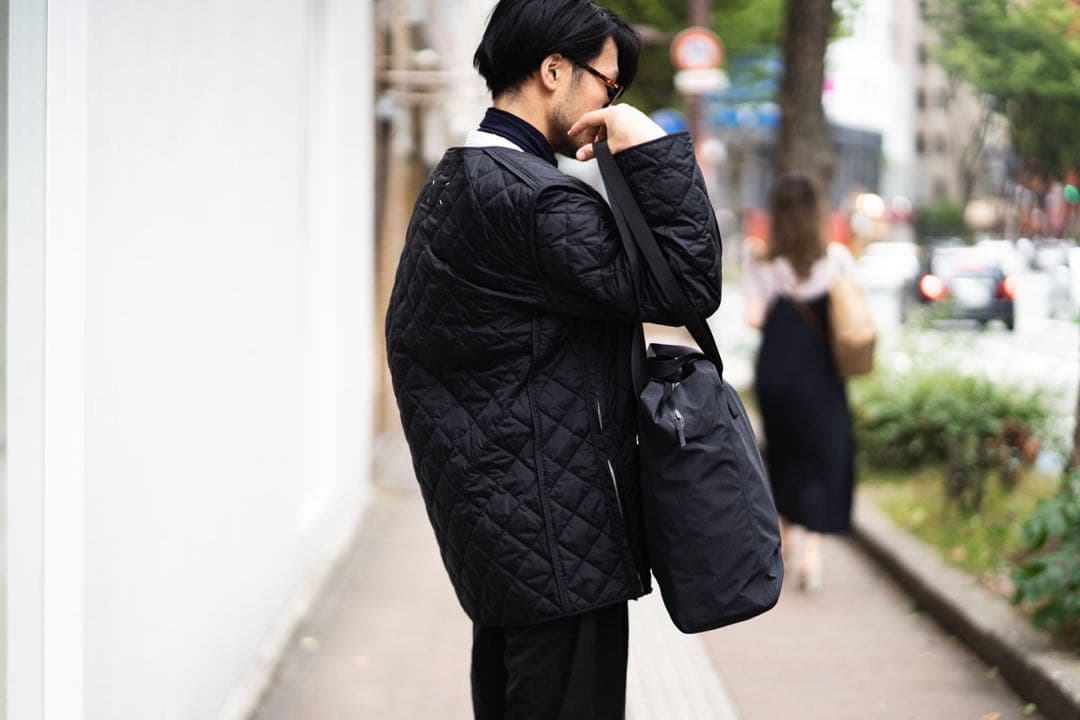 メゾンマルジェラ キルトノーカラージャケット 44 ライダース バッグ