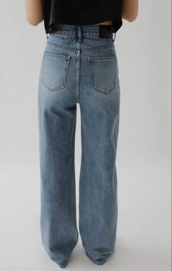 na.e Straight Pocket Jeans Mサイズ 通常丈 - メルカリ