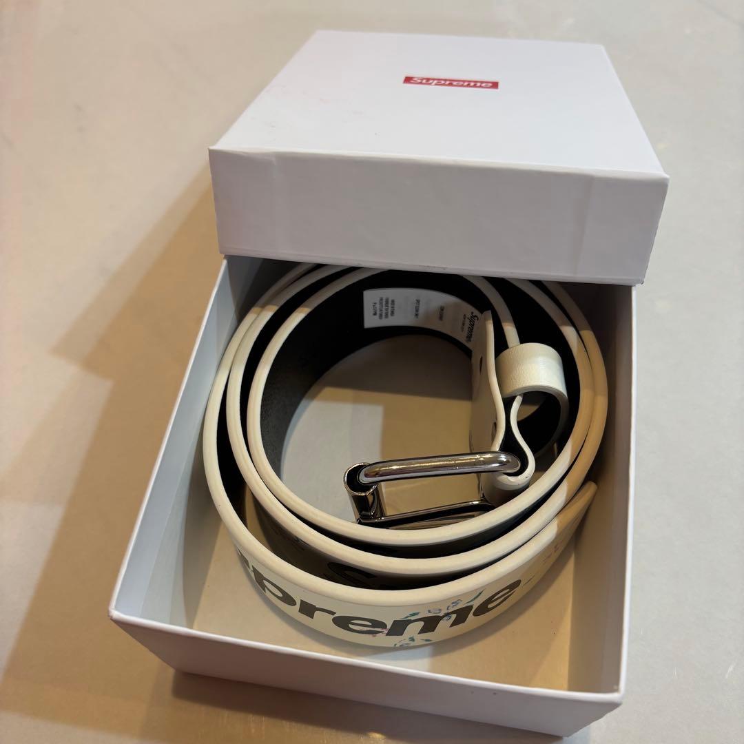 Supreme Repeat Leather Belt 
