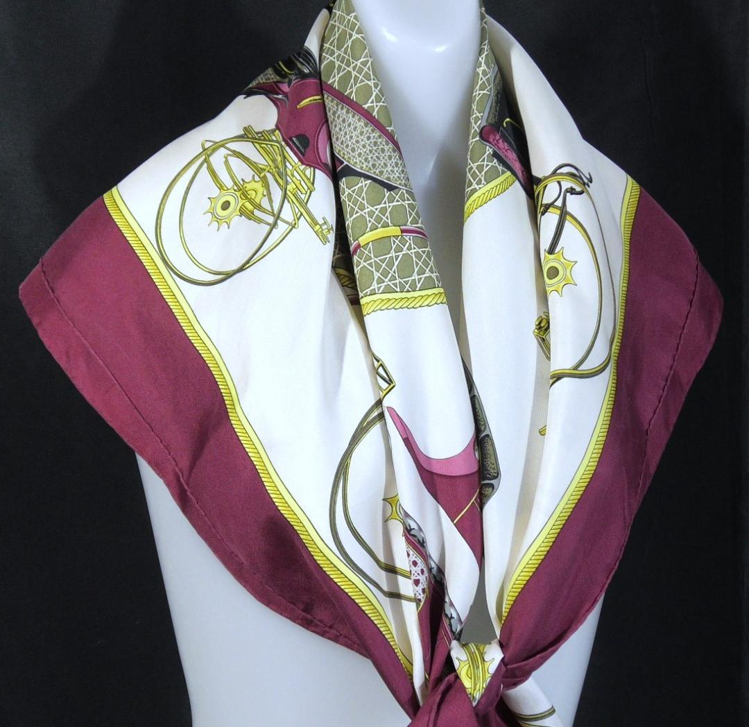 HERMES エルメス 大判スカーフ カレ90 D522 - メルカリ