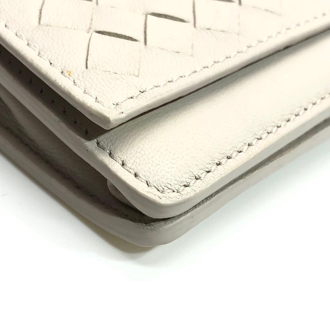 極美品✨希少カラー ボッテガヴェネタ イントレチャート カードケース