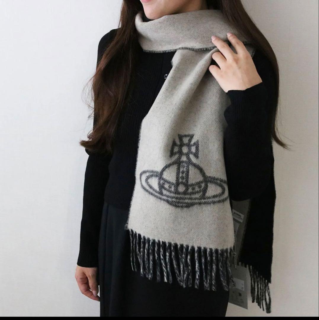 Vivienne Westwood リバーシブルマフラー - メルカリ