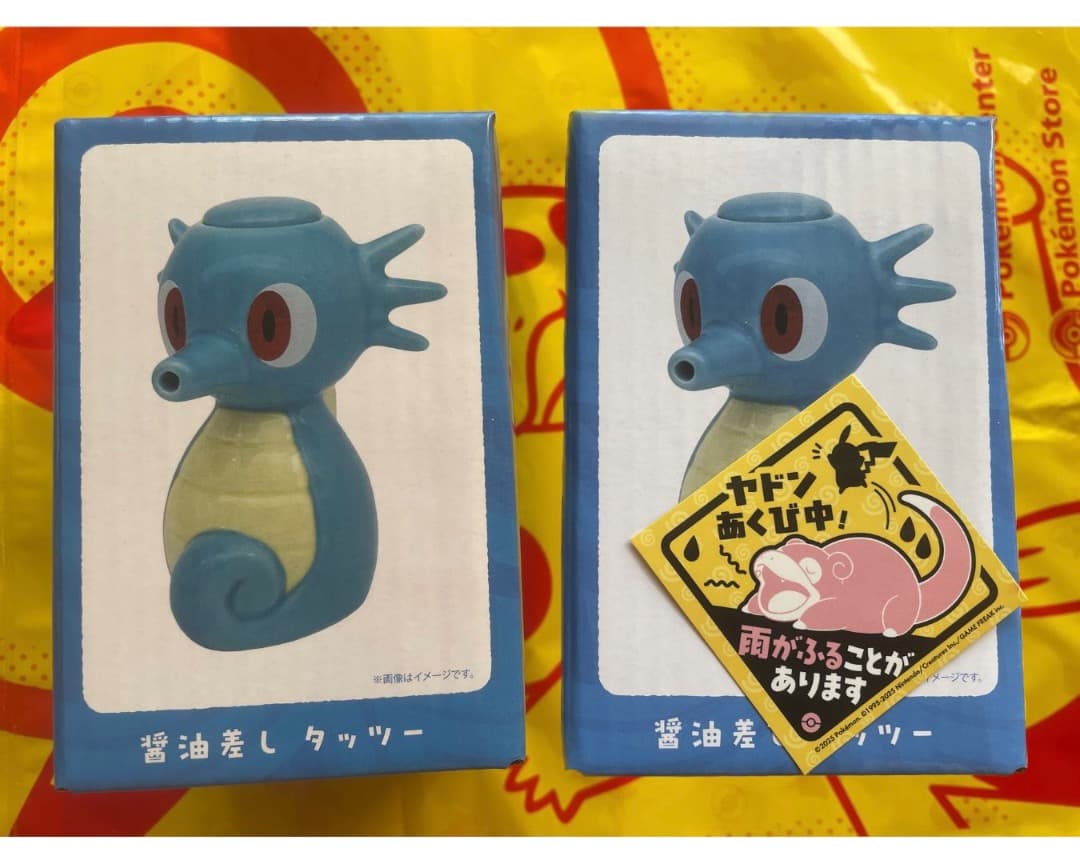【新品】シール付き ポケモンセンター カガワ限定 タッツー 醤油差し×2 ポケモンセンターカガワ 醤油差し タッツー ポケモンセンター 2つ