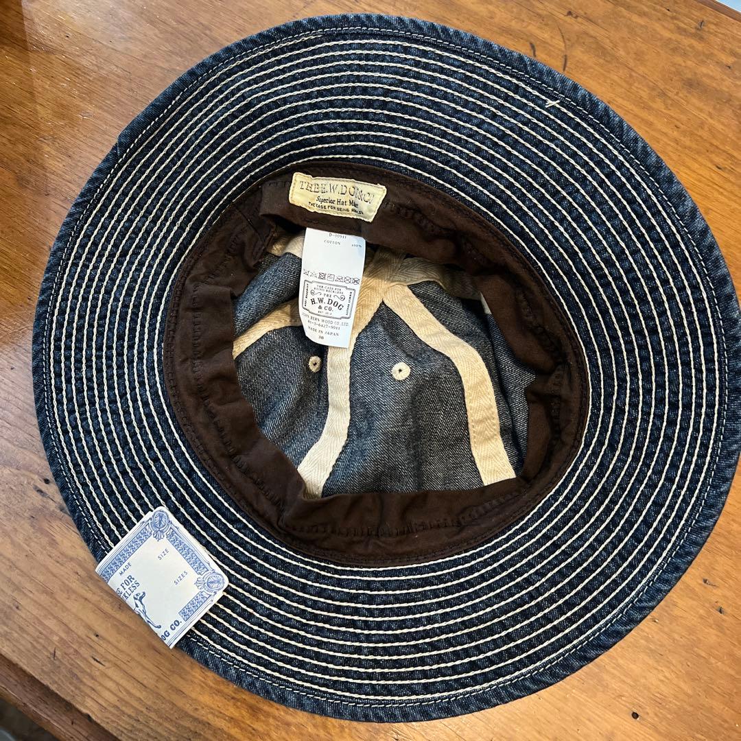 帽子 THE H.W.DOG&CO. VINTAGE DENIMFATIGUE HAT