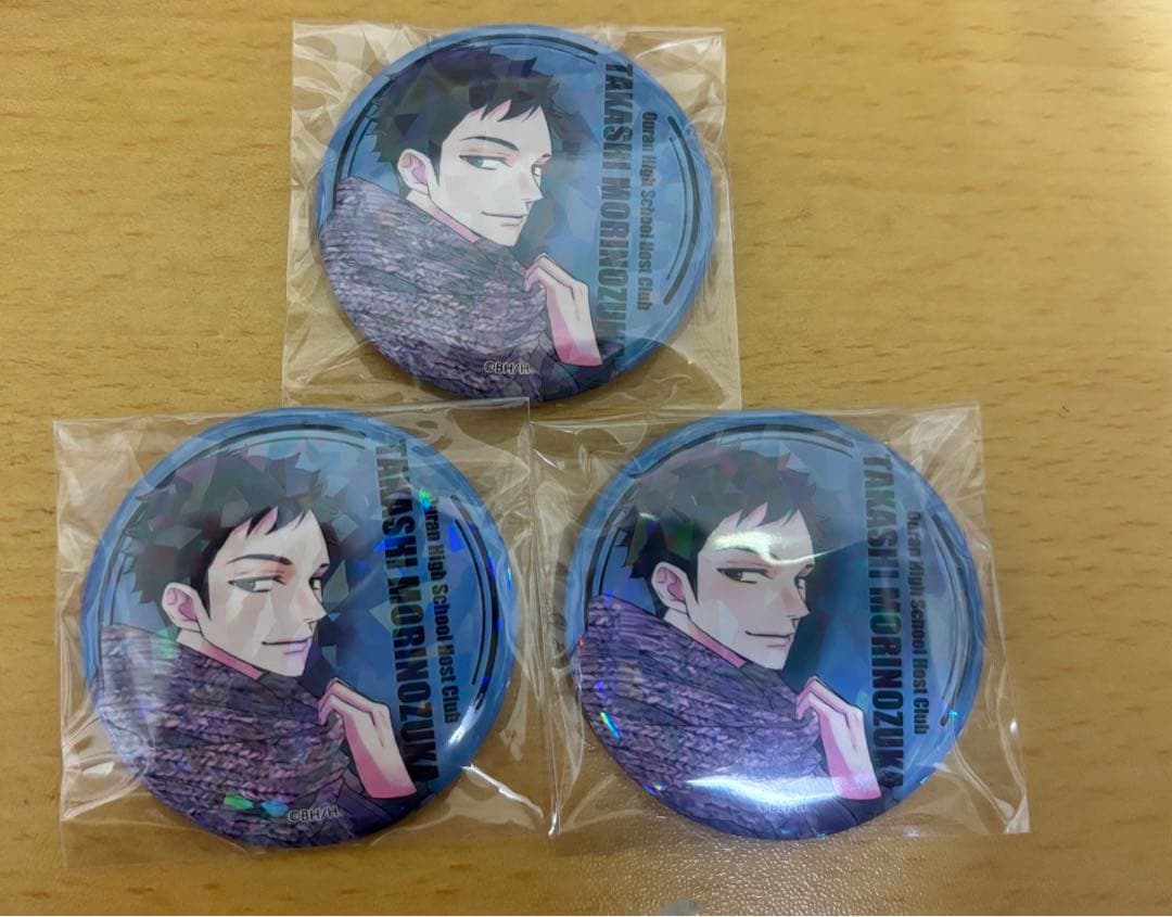 桜蘭高校ホスト部 カフェ 銛之塚崇 (モリ先輩) 缶バッジ 3点 - メルカリ