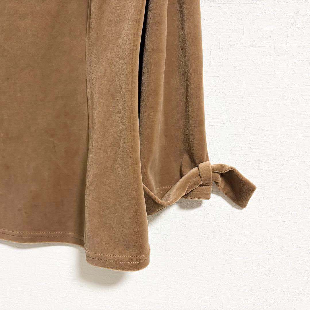 DAISY VELOUR カットソー ベロア 袖リボン FOXEY - メルカリ