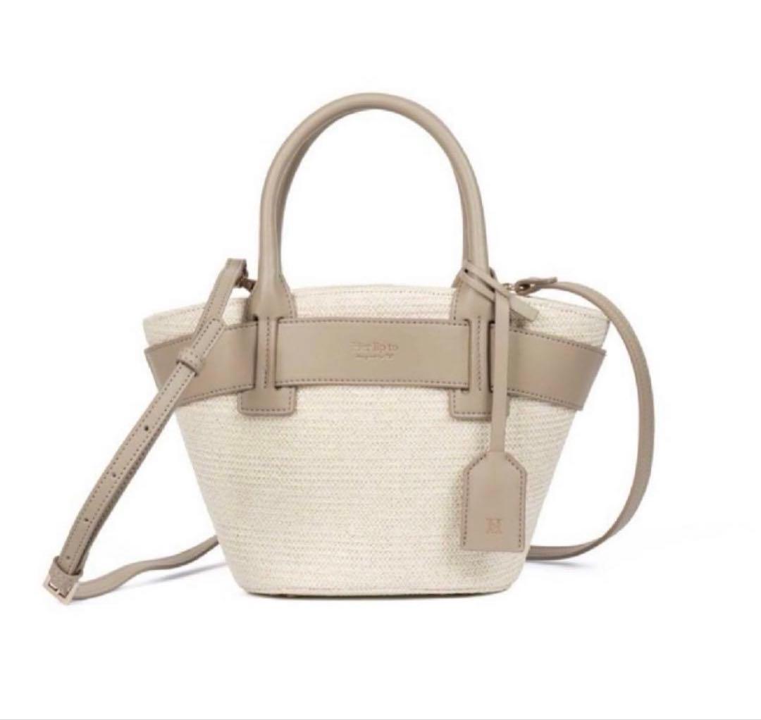 Her lip to ミニトートバッグ 巾着型かごバッグ