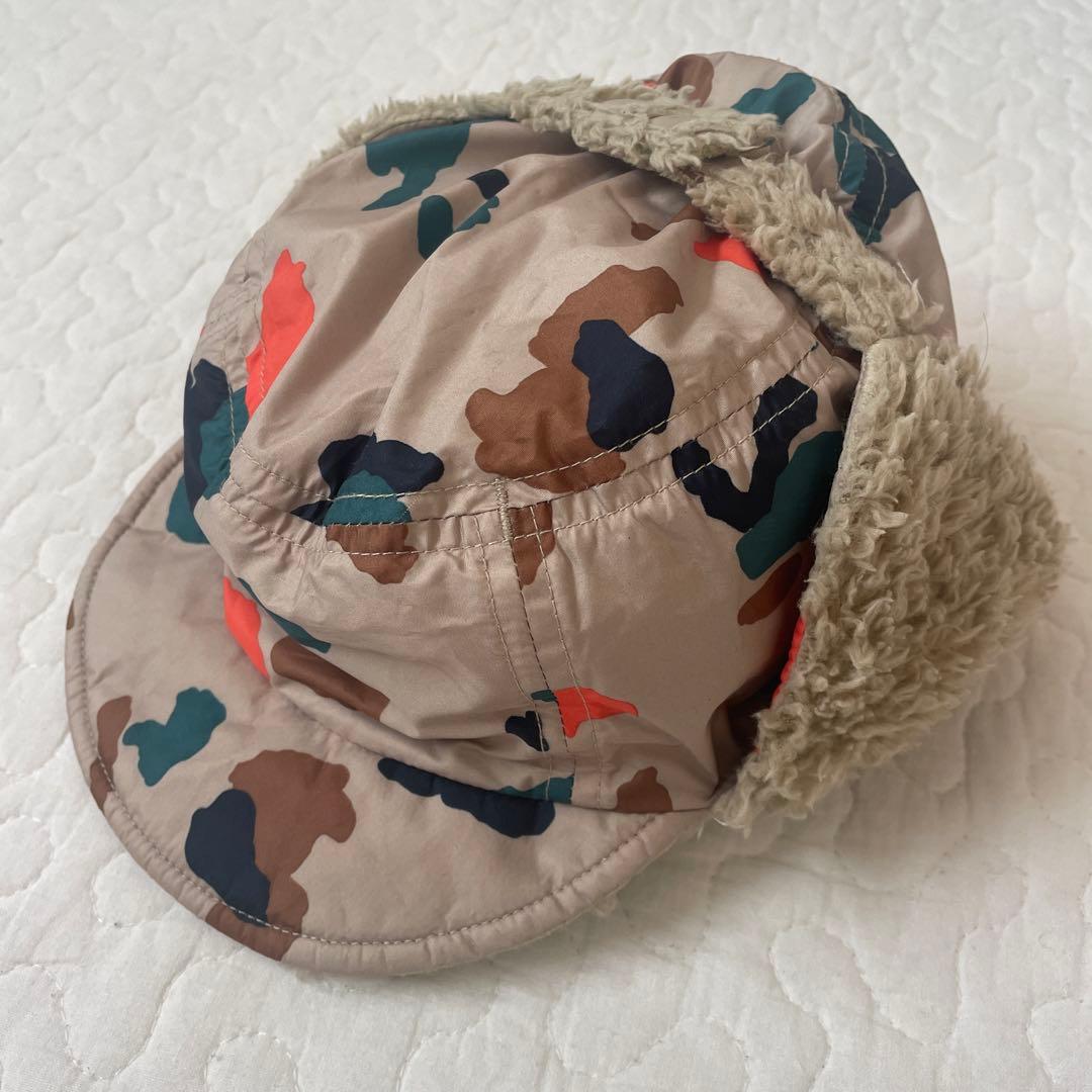 patagonia パタゴニア 迷彩耳あて付きキャップ キッズサイズ - メルカリ