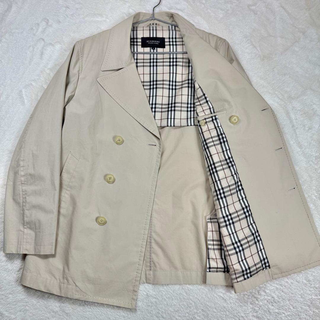 BURBERRY BLACK LABELノバチェック トレンチコート M - メルカリ