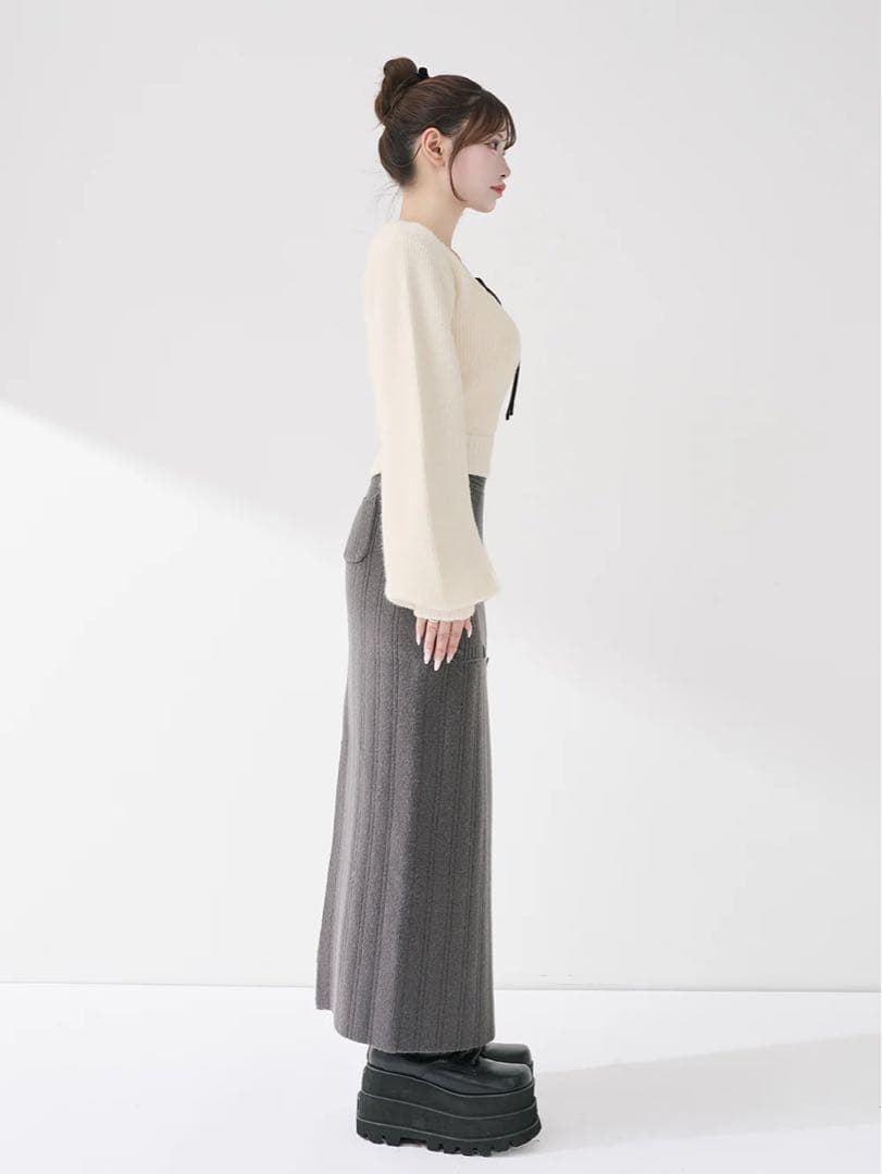 Darich アシメレイヤードニットトップス アイボリー IVO 新品未開封