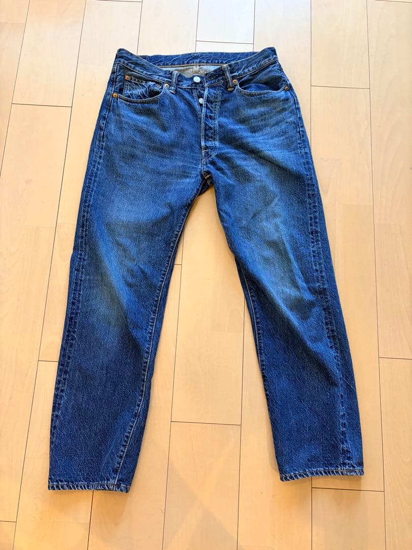 WAREHOUSE & CO. Lot1101 W31 ほぼ未使用 デニム WAREHOUSE（ウエアハウス） [2ND-HAND Lot.1101/Real Vintage Dark