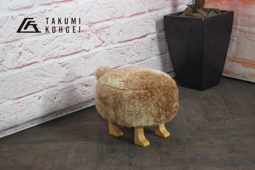 展示品 旭川家具 匠工芸 アニマルスツール バンビ SSサイズ 楽天市場】匠工芸 アニマルスツール SSサイズ バンビ アニマル