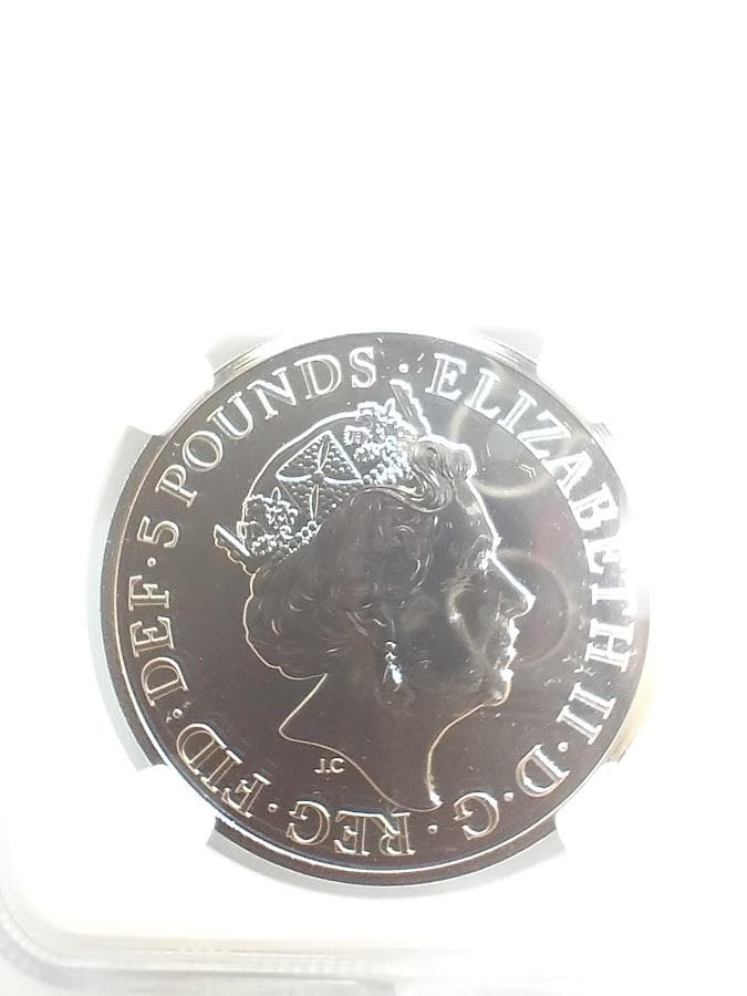 NGC MS69 DPL 2022 イギリス 5PD イングランドのライオン - メルカリ