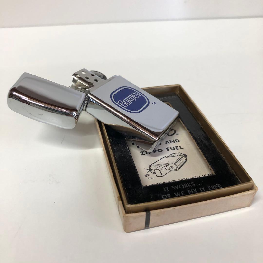 ヴィンテージ1971年スリムZIPPO BORDEN企業物ZIPPO - メルカリ