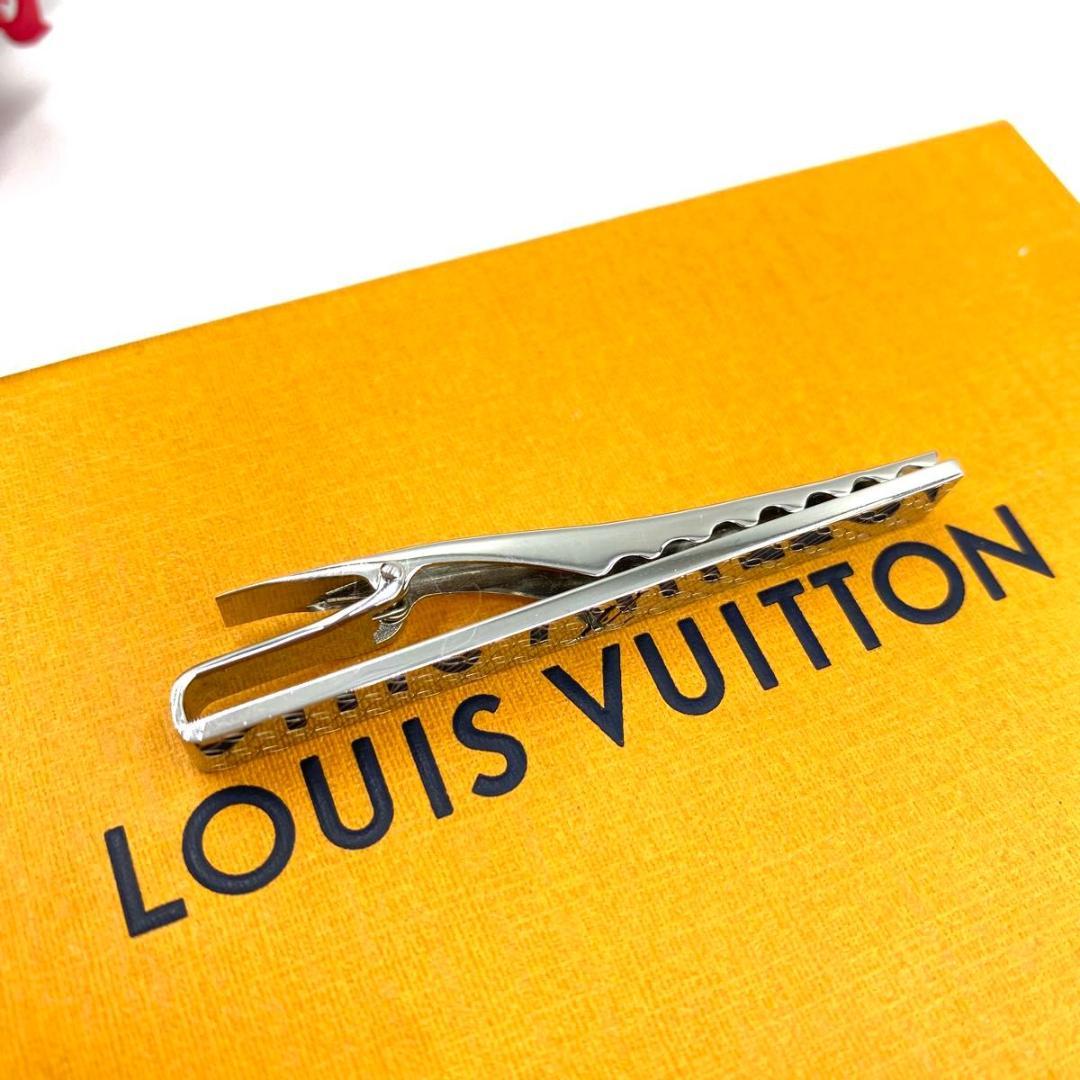 ルイ ヴィトン◎ネクタイ ピン シャンゼリゼ ビジネス スーツ シルバー