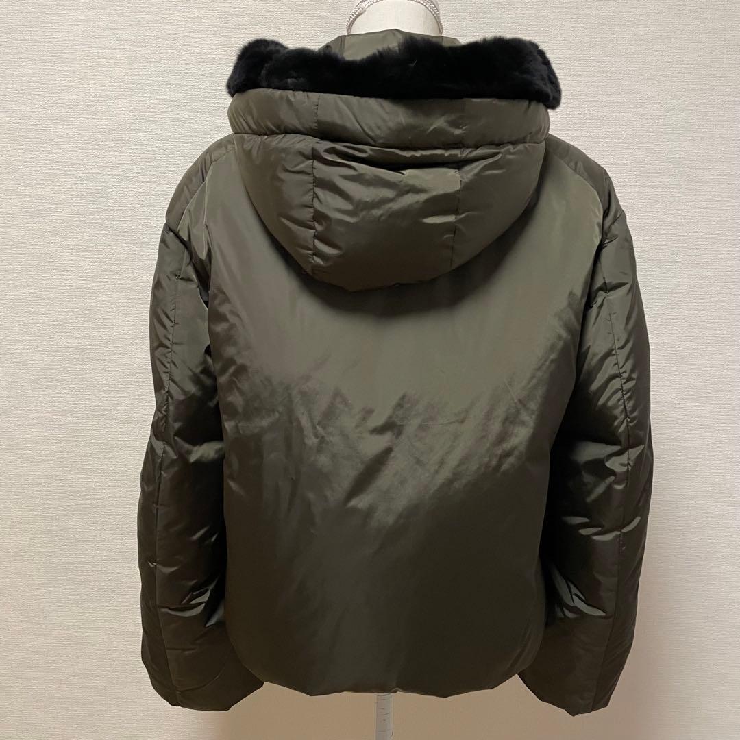 N°21 ヌメロヴェントゥーノ ダウンジャケット お洒落ポケット カーキ