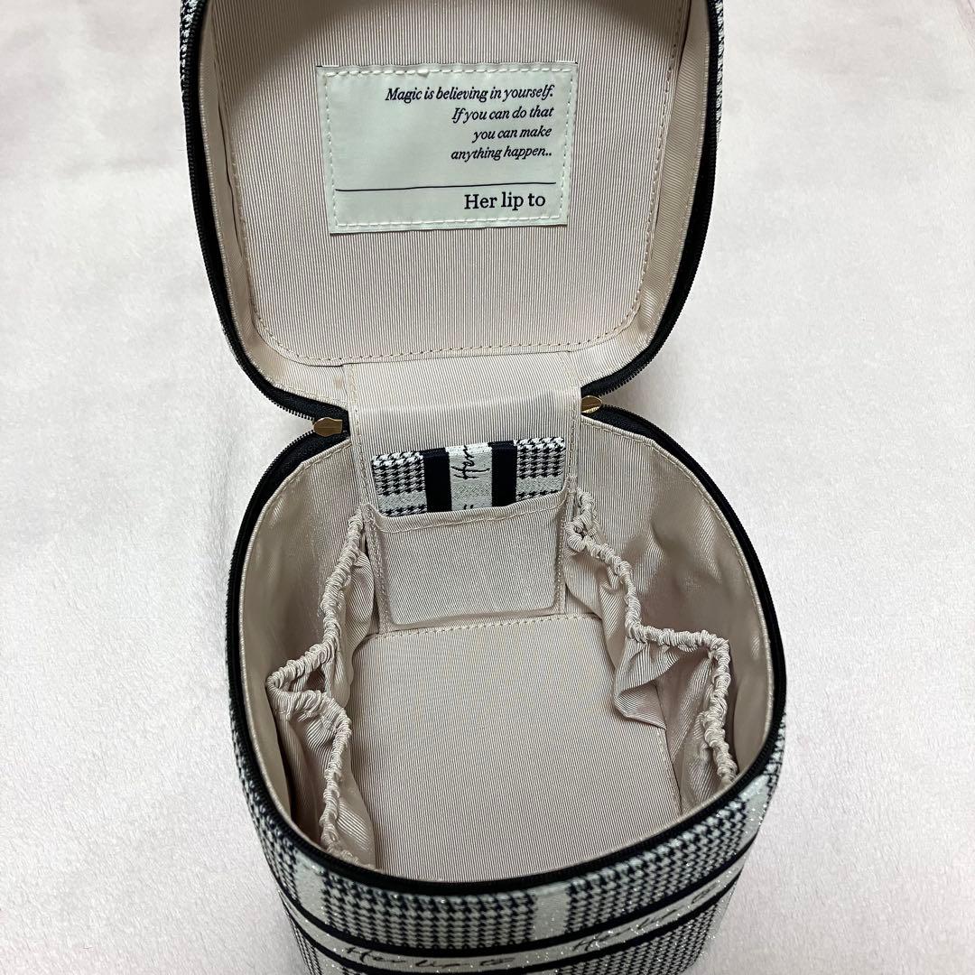 Herlipto Jacquard Vanity Bag シルバー ハリプ - メルカリ