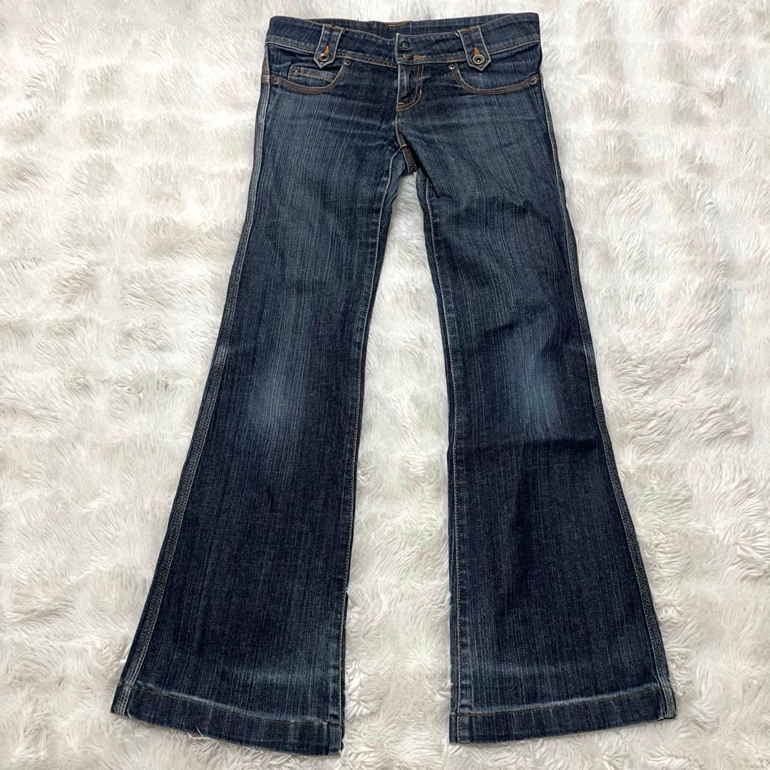 00s y2k ローライズフレアデニム 平成ギャルグランジパンクロック