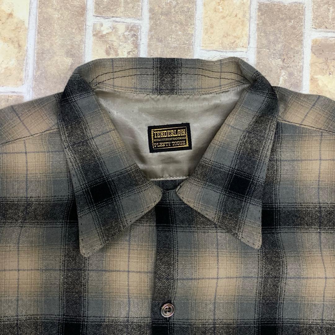 TENDERLOIN テンダーロイン ウール チェックシャツ 木村拓哉着用モデル