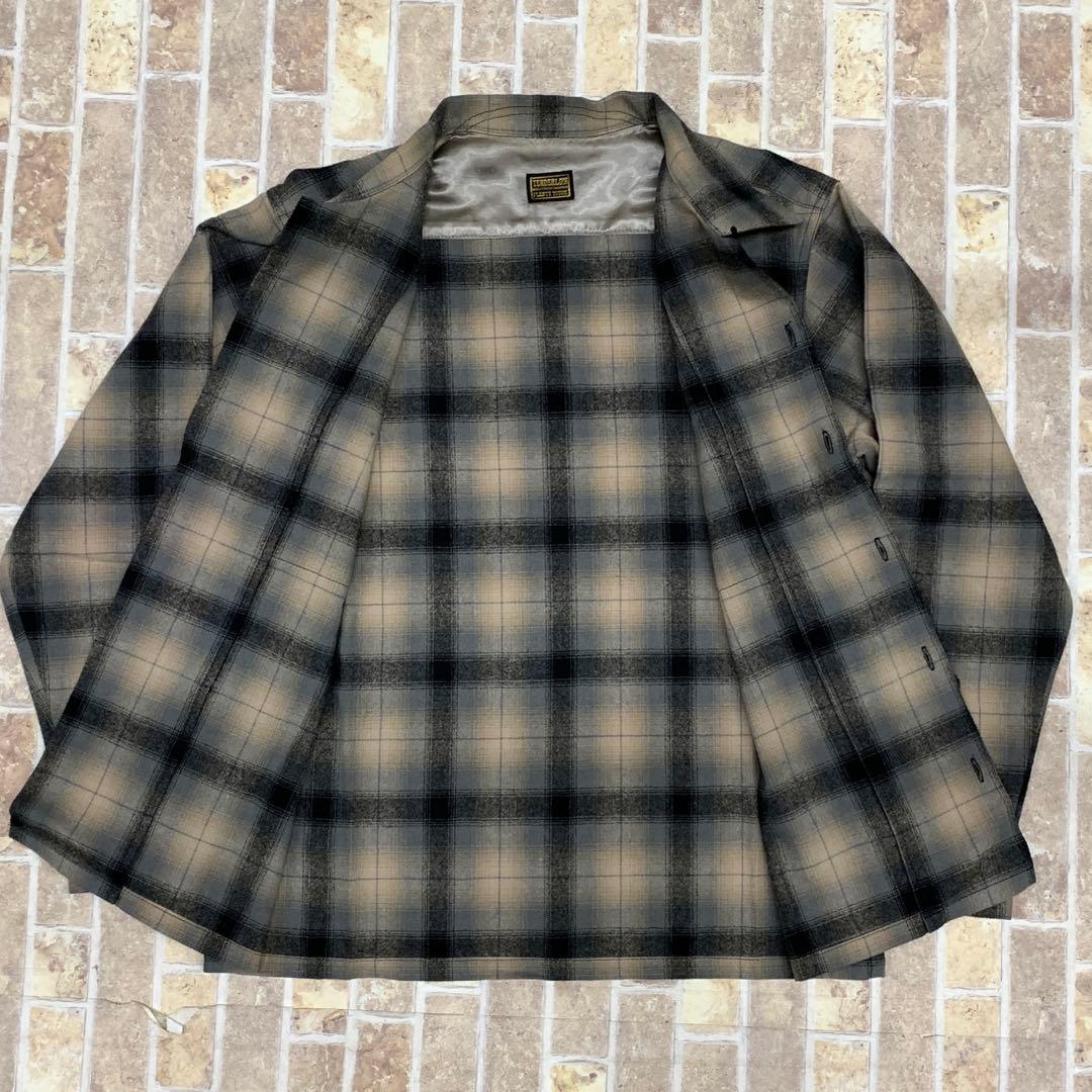 TENDERLOIN テンダーロイン ウール チェックシャツ 木村拓哉着用モデル