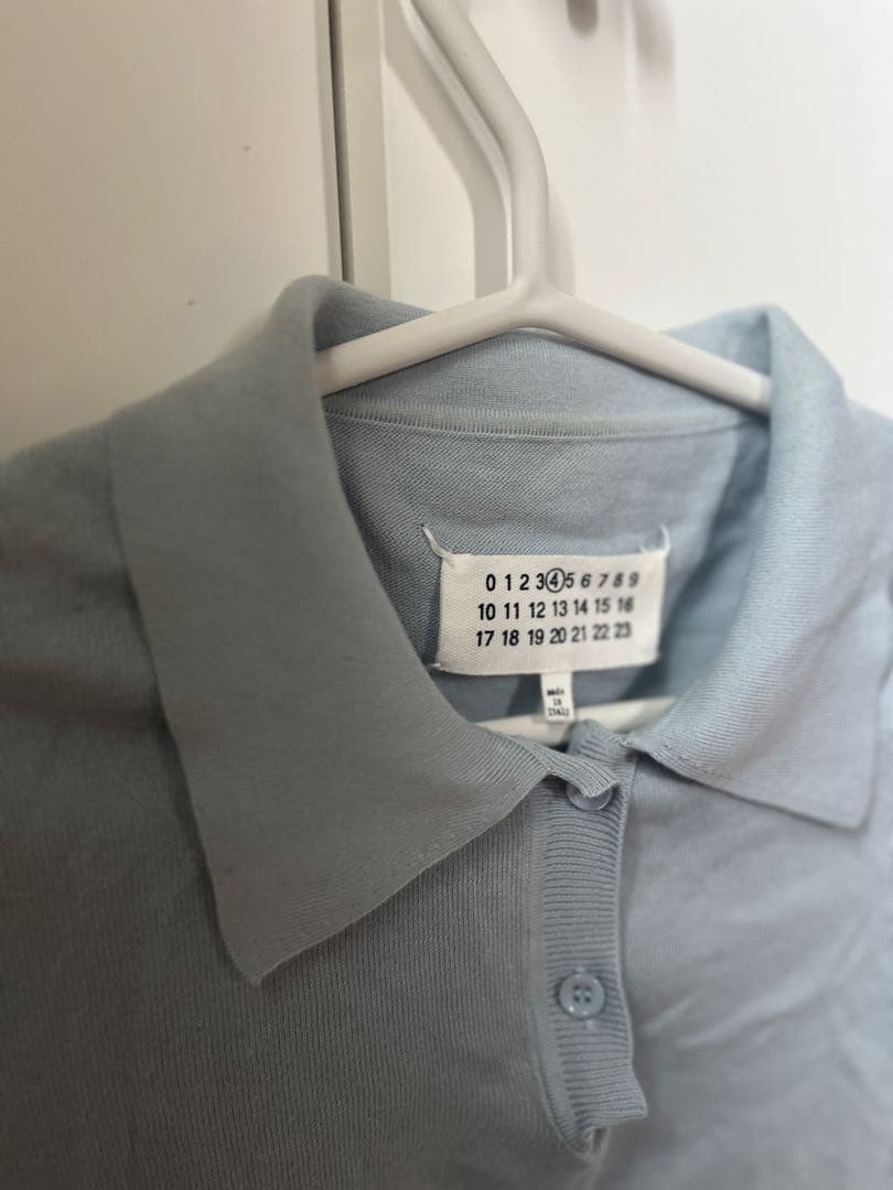 メゾンマルジェラ　maison margiela ポロシャツ　トップス Maison Margiela / メゾンマルジェラ | 2021AW | Mロゴ エンブロイダー