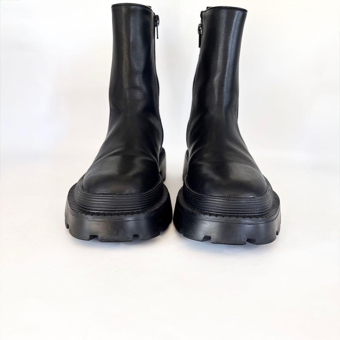 ATELIER BRUGGE アトリエブルージュ レザー サイドゴアブーツ S - メルカリ