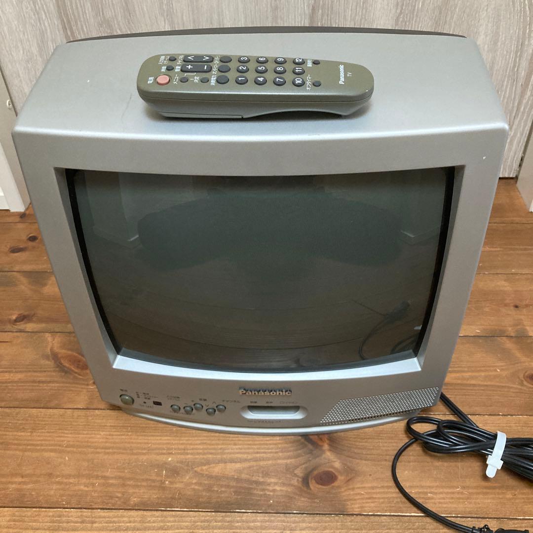 Panasonic 14インチ ブラウン管テレビ レトロゲーム専用 リモコン付き
