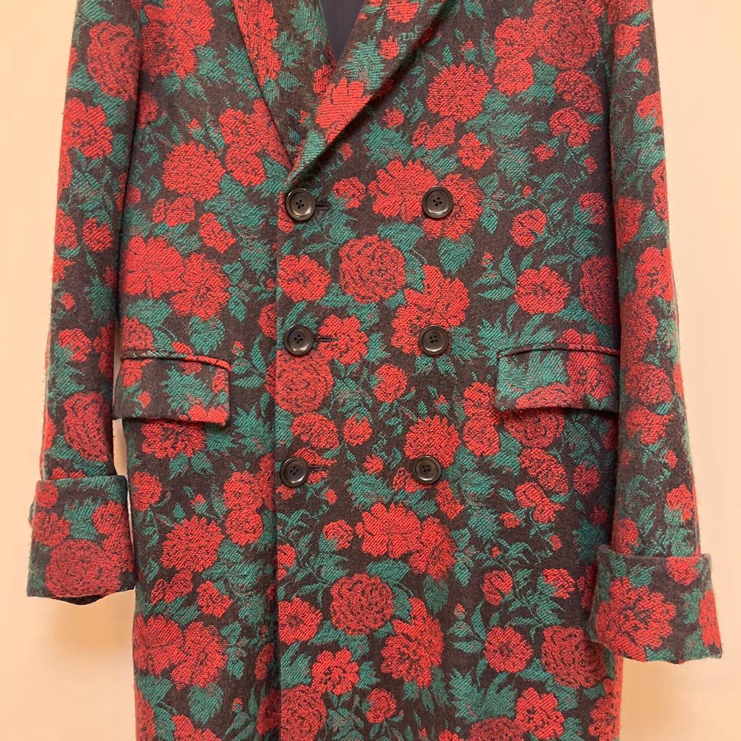 【h.t.maniac】薔薇柄コート