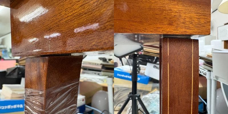 値下イタリア製 オルゴール付象嵌細工サイドテーブル 帰れソレントへ