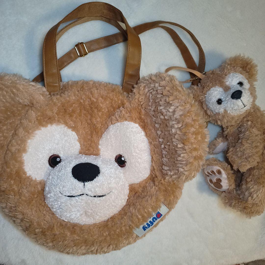 ダッフィー フェイス 3wayバッグ リュック 廃盤品 ポーチ セット