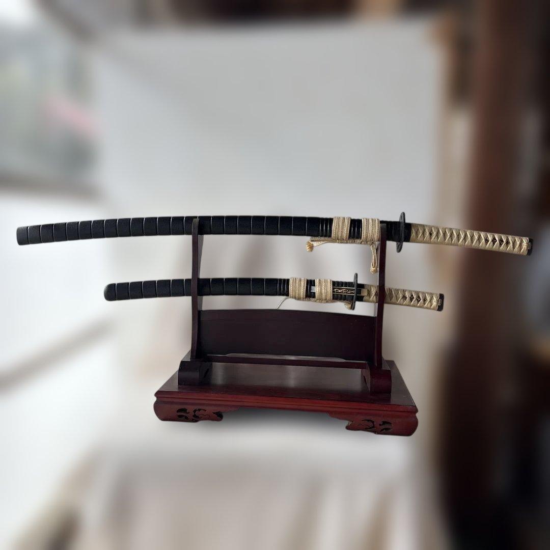 模造刀 居合刀、脇差2本 五郎入道正宗作 美濃 日本アンティック