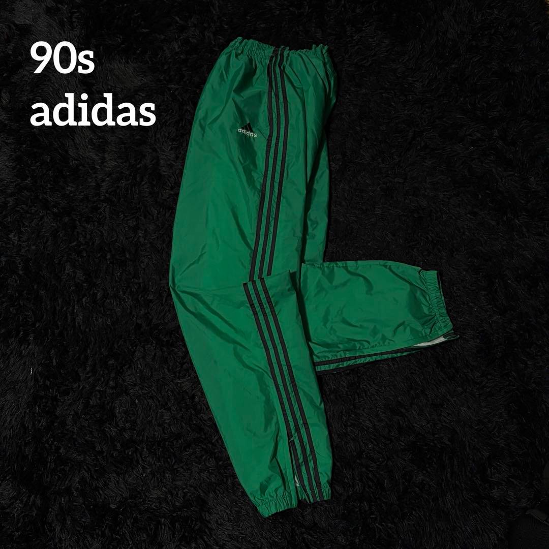 90s adidas ナイロントラックパンツ XL 色物 春 古着 - メルカリ