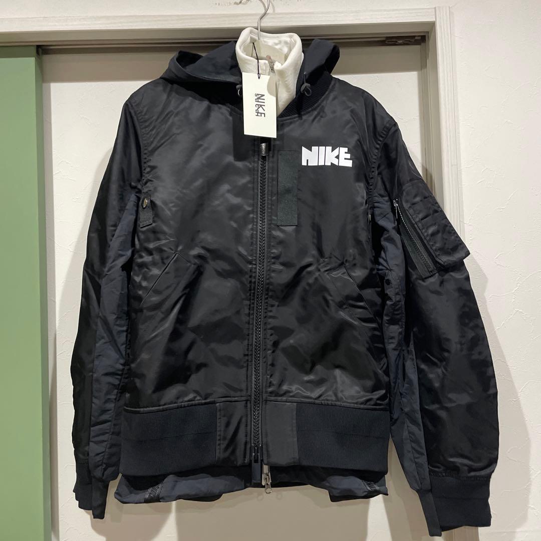 Nike sacaiナイキ サカイ ボンバージャケット MA-1 美品 - メルカリ