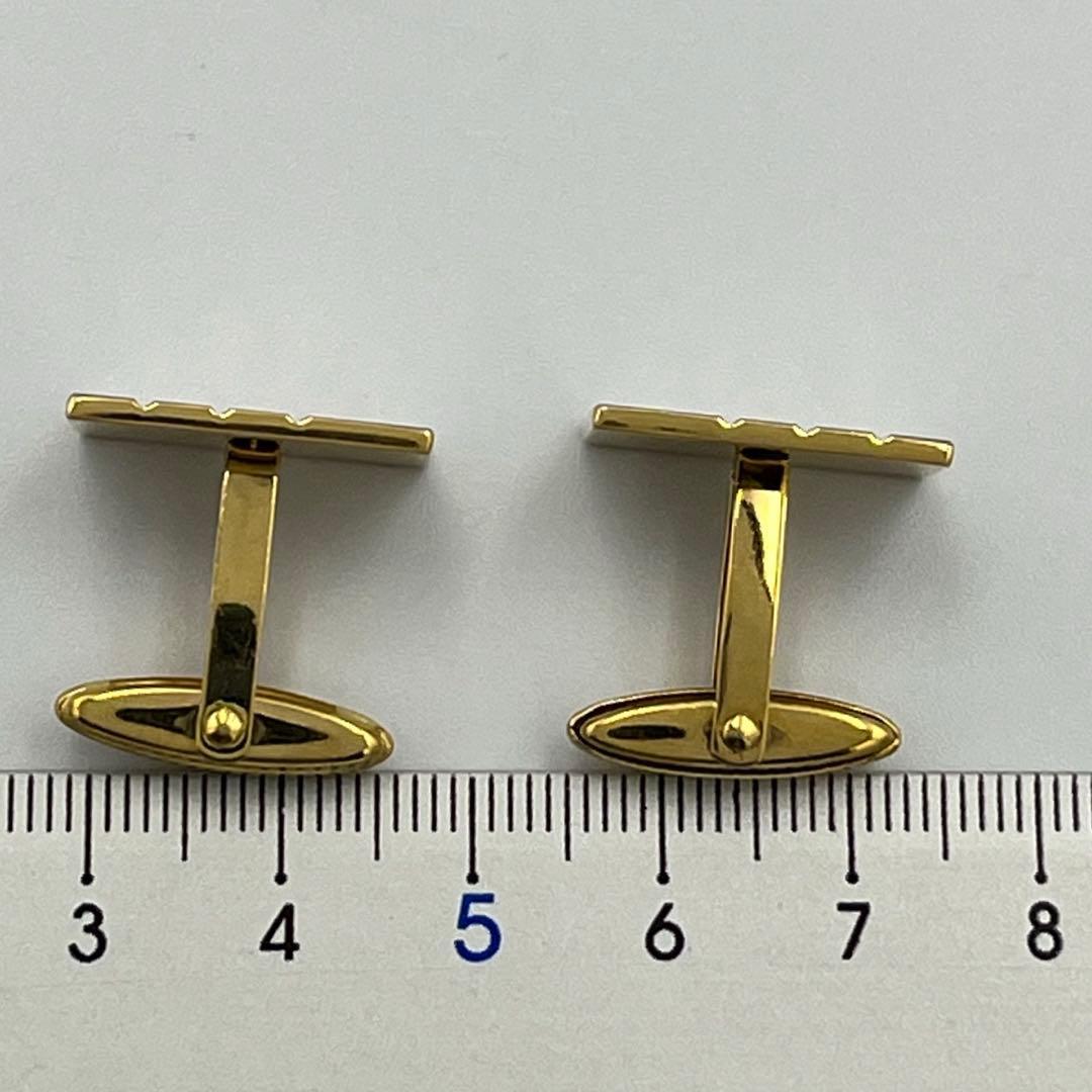 dunhill ダンヒル カフスボタン ゴールドカラー スクエア - メルカリ