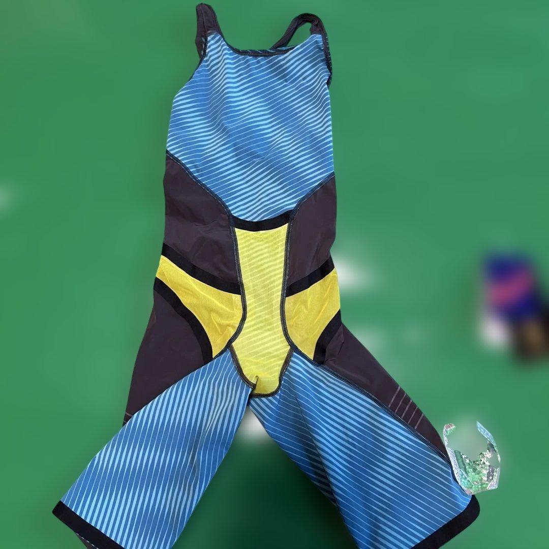 ASICS レース用水着 トップインパクト Lサイズ ブルー - メルカリ