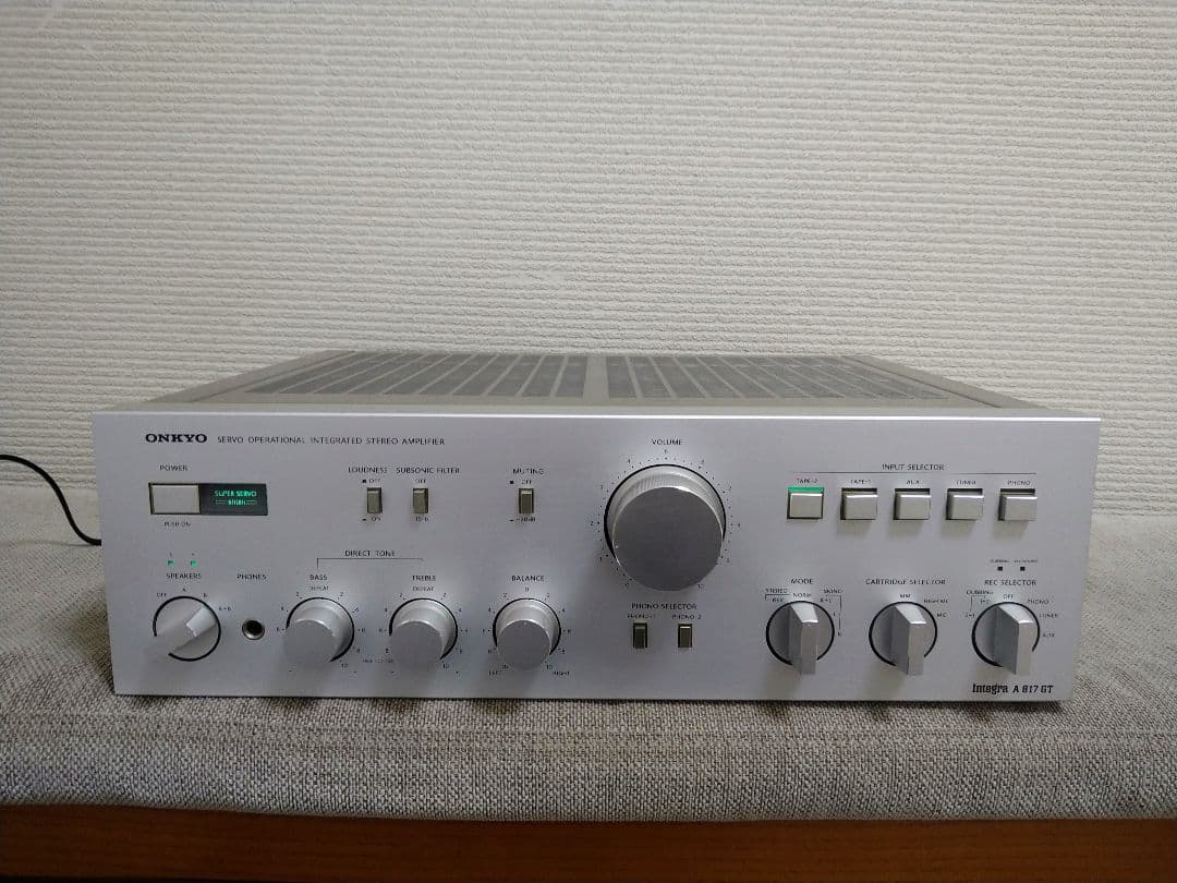 オンキヨー　プリメインアンプ　ONKYO　Integra A-817GT ONKYO Integra A-817Dの仕様 オンキヨー/オンキョー