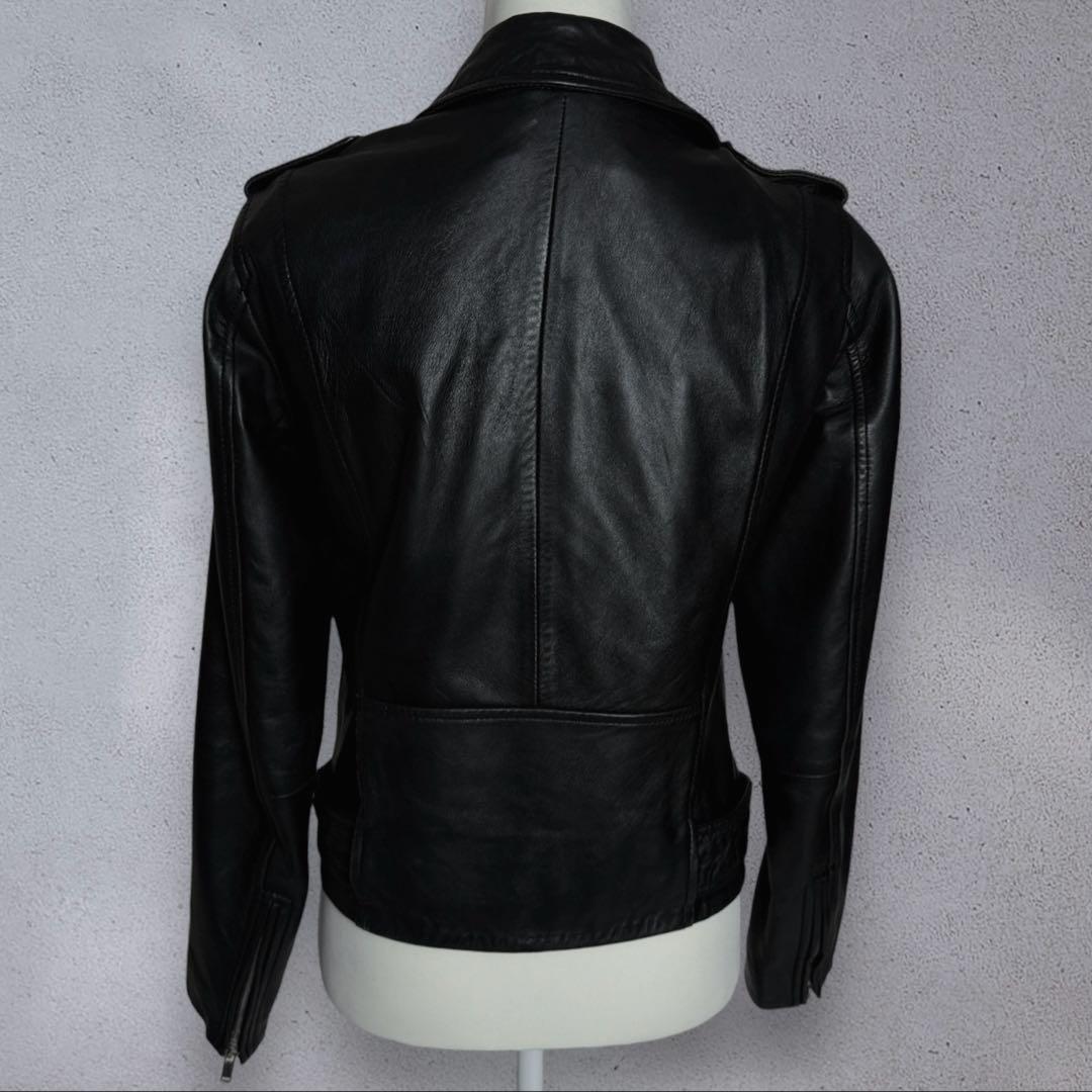 ダークコア y2k レザー ライダースジャケット 短丈 jacket NANA - メルカリ