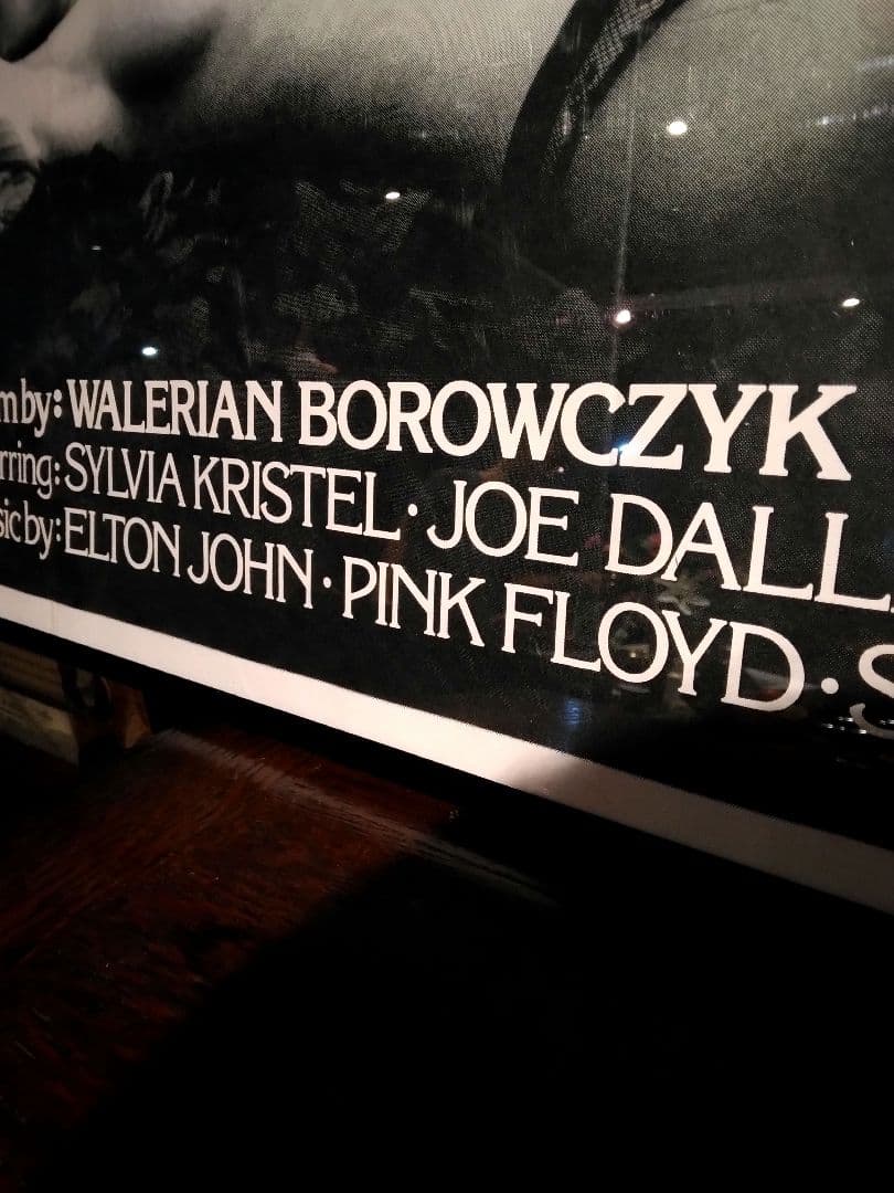 非売品 70年代 イギリス 映画ポスター シルヴィア・クリステル